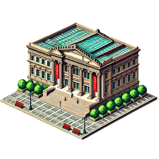 Art Collector 8-bit Met building
