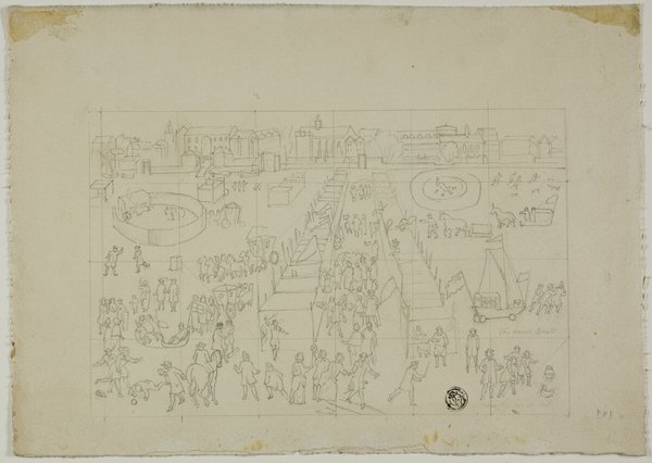 Winter Festival Outside Scandinavian Town