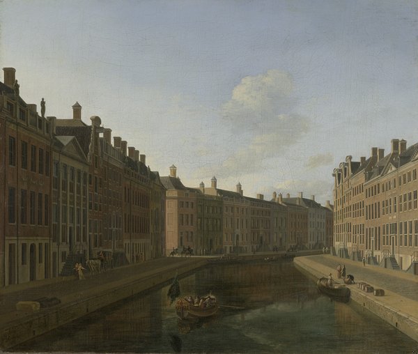 Gezicht op de Gouden Bocht in de Herengracht vanuit het oosten