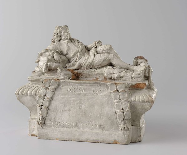 Bozzetto for a Funerary Monument, Probably for Lieutenant-General Count Reinhard Vincent von Hompesch (c. 1660-1733)